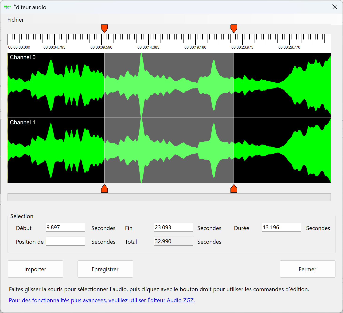 Capture d'écran Enregistreur Audio MP3