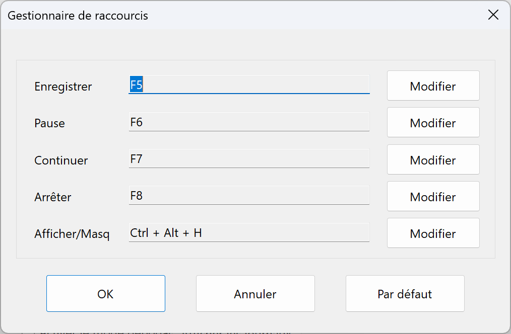 Capture d'écran Enregistreur Audio MP3