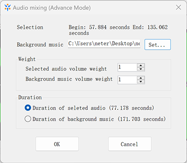 Screenshot of ZGZ Audio Editor