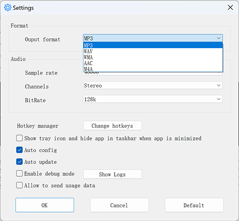 Screenshot of ZGZ Voice Monitor