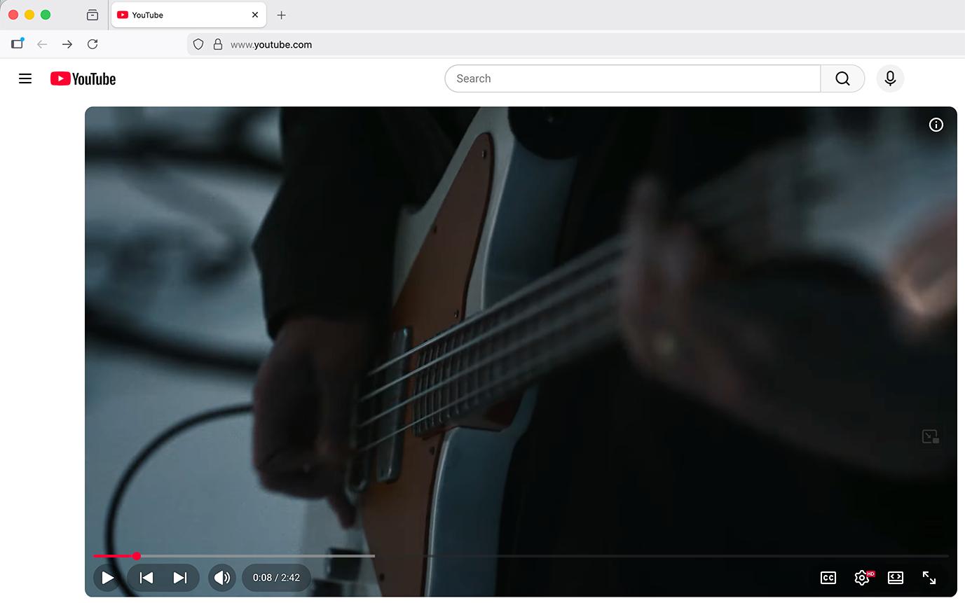 Play your favorite audio or video