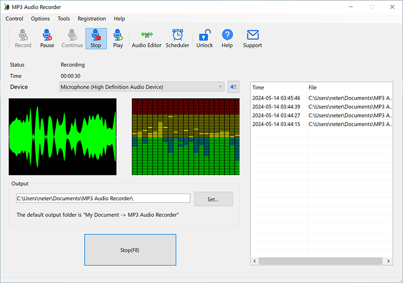 MP3 Audio Recorder