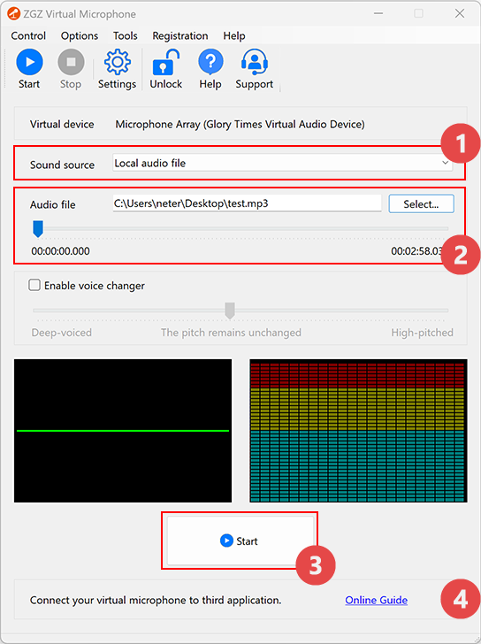 ZGZ Virtual Microphone